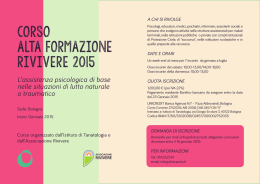 Brochure Corso Alta Formazione 2015
