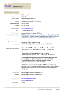 * NOTE - Asp Palermo