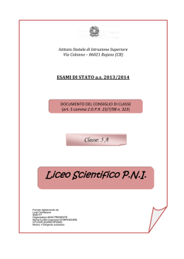 Liceo Scientifico P.N.I.