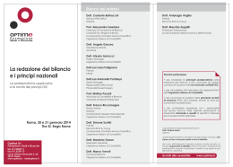 Brochure corsi di formazione