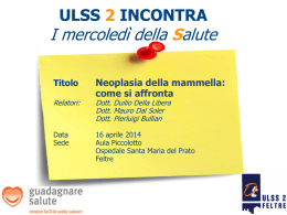 Della Libera - Azienda ULSS 2 Feltre