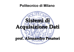 SAD-CO lezione introduttiva 2014-15 - Politecnico di Milano-DEIB