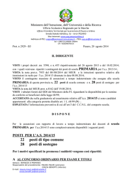 rip ruolo 14-15 - Ufficio Scolastico Provinciale di Pesaro e Urbino