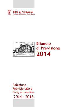 3 RPP 2014-2016 - Comune di Verbania