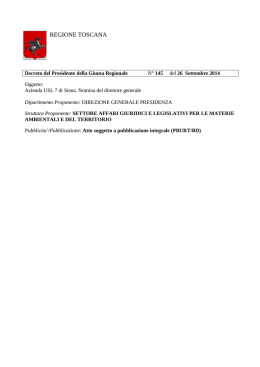 DPGR n. 145 del 26.09.2014