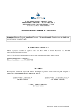 AZIENDA - UNIT&Agrave; SANITARIA LOCALE DI C E S E N A-