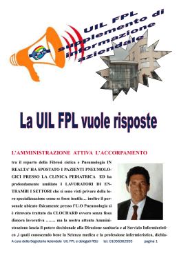 leggi il nostro giornalino - UIL FPL Genova e Liguria