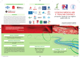 LESIONI MIDOLLARI E TRAUMI CRANICI: