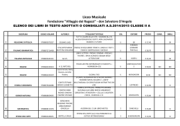 libri_di_testo_iia - Liceo Musicale e Coreutico