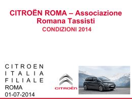 Citroen - Associazione Romana Tassisti