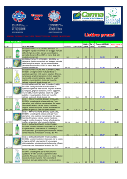 LISTINO CARMA ECOLABEL CAL 2014 pdf
