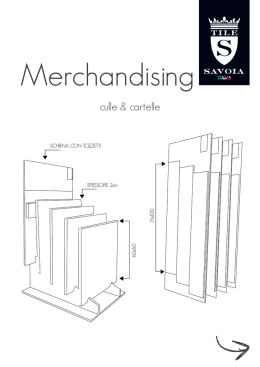 Merchandising - SAVOIA ITALIA