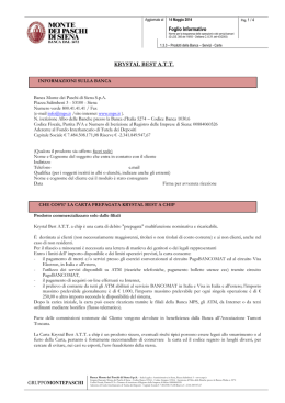 KRYSTAL BEST A.T.T. - Banca Monte dei Paschi di Siena