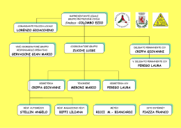Gli organi dirigenti - Protezione civile Agrate