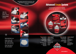 Advanced CreamSystem - Vaber Industriale SpA