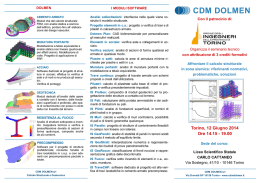Programma - CDM Dolmen S.r.l.
