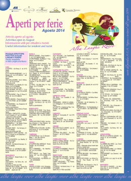 Aperti per ferie