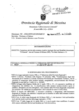 D.D. 1128 N 927 - Provincia Regionale di Messina