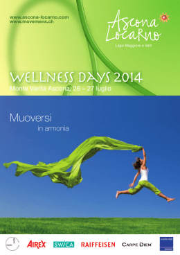 Brochure Wellness Days 2014 - Movemens Pilates in Ticino