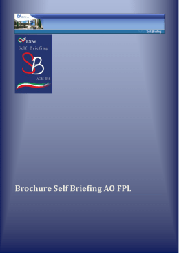 Brochure Self Briefing AO FPL – ENAV