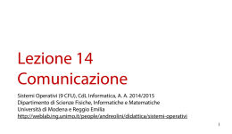 Lezione 14 Comunicazione