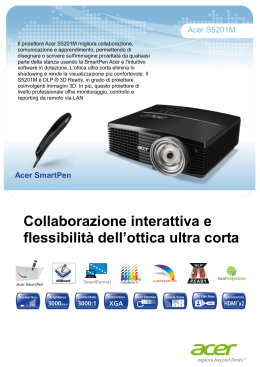 Videoproiettore Acer S5201 M