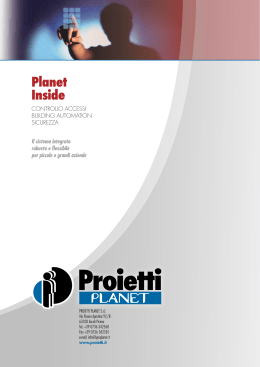 Download della Brochure di Planet Inside