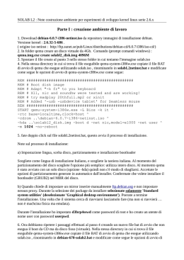 Appunti configurazione e compilazione kernel linux