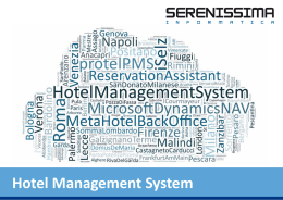 Hotel Management System - Serenissima Informatica SpA