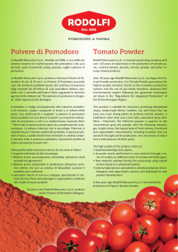 Scheda tecnica Polvere di Pomodoro (pdf)