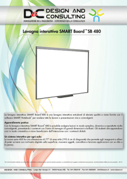 Lavagna interattiva SMART Board SB 480
