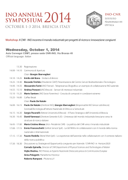 programma 29-09-14 - INO Annual Symposium 2014