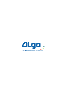 Catalogo ALGA - Alga S.p.A.