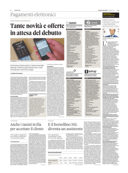Le proposte degli operatori