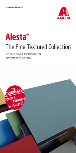 Fine Textured Brochure - Axalta Coating Systems