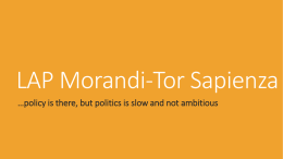 LAP Morandi-Tor Sapienza