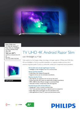 65PUS9109/12 Philips TV UHD 4K Android™ Razor Slim con