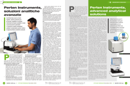 Perten Instruments, soluzioni analitiche avanzate