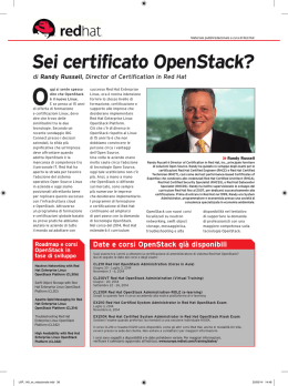 Sei certificato OpenStack?