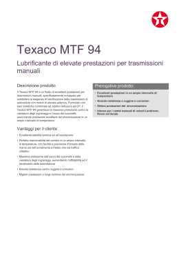 Texaco MTF 94 - Texaco Lubrificanti