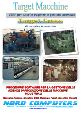 Target Cross Macchine in PDF