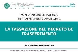 (Microsoft PowerPoint - 27 NOVEMBRE 2014 CONVEGNO SAF.ppt