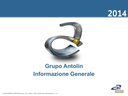 Grupo Antolin Informazione Generale