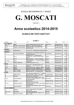 Scuola media G. Moscati - Roma - Socrate srl