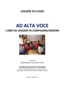 leggere in classe - Provincia di Brescia