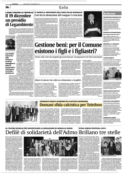 Gestione beni: per il Comune esistono i figli e i figliastri?