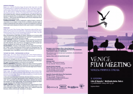 Scarica il programma di Venice Film Meeting (617.6 KB)