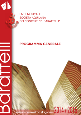 QUI - Società Aquilana dei Concerti B. Barattelli