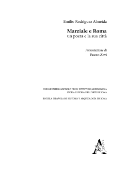 Marziale e Roma - Aracne editrice