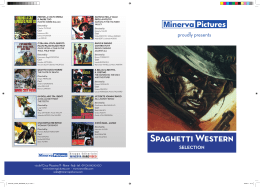 Spaghetti Western - Minerva Pictures